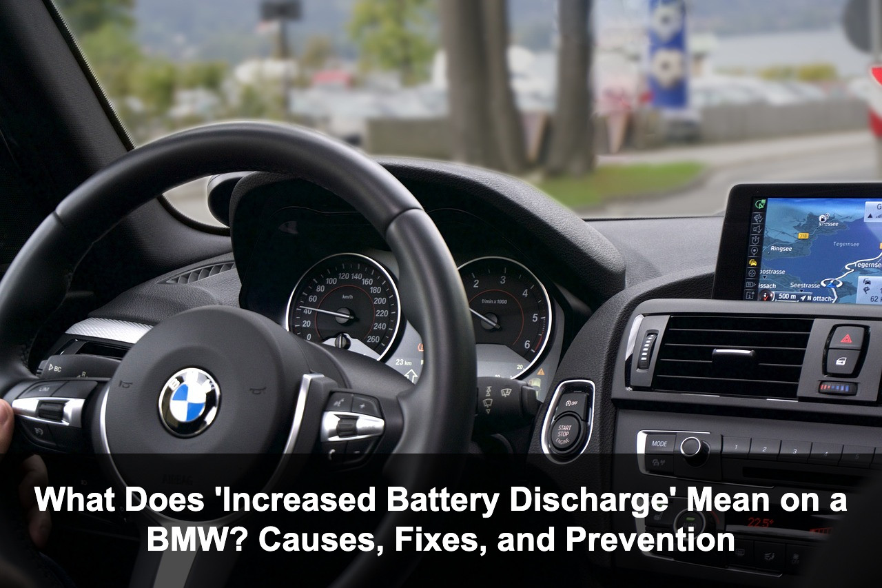 Featured image for: What Does 'Increased Battery Discharge' Mean on a BMW? Causes, Fixes, and Prevention